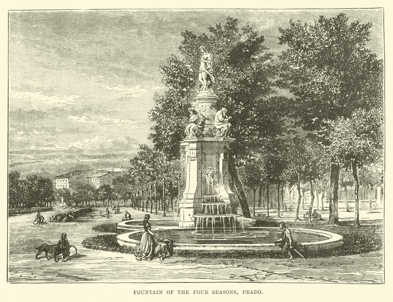 Fountain of the Four Seasons, Prado av English School