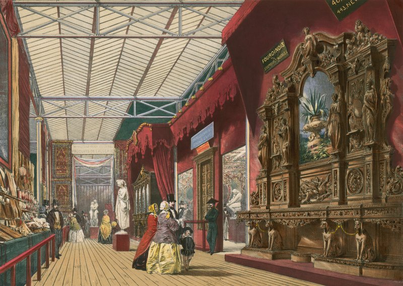 Fourdinois, Den stora utställningen 1851 av English School