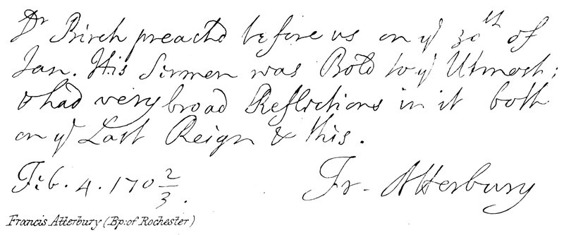 Francis Atterbury (Bp: Rochester) av English School