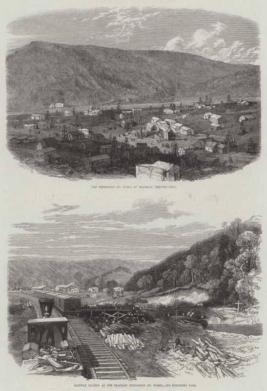 Franklin Petroleum Oil Works (gravyr) av English School