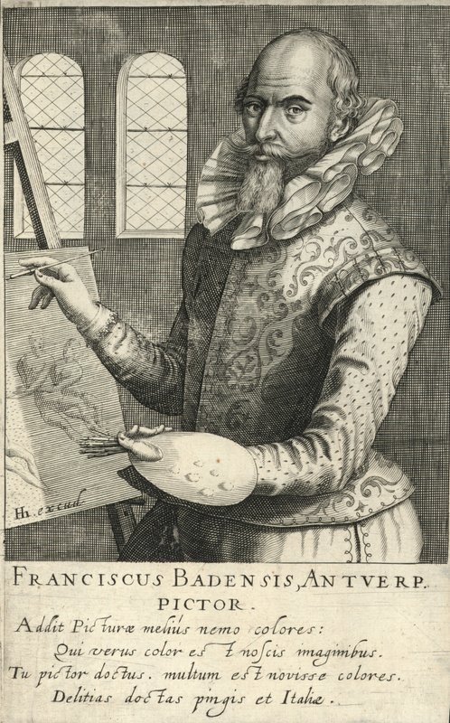 Frans Badens, målare i Antwerpen av English School