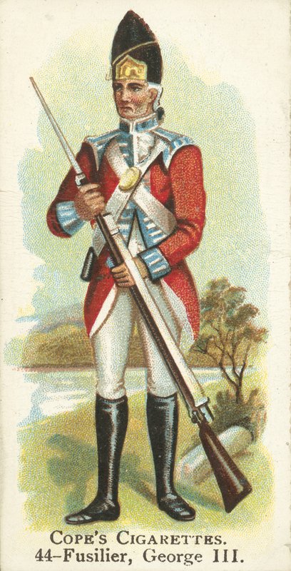 Fusilier, King George III (chromolitho) av English School