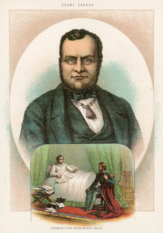 Garibaldis första intervju med Cavour av English School
