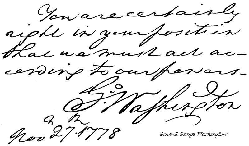 General George Washington av English School