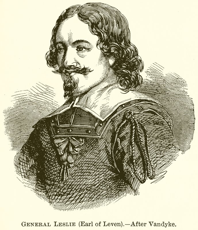 General Leslie (Earl of Leven) av English School
