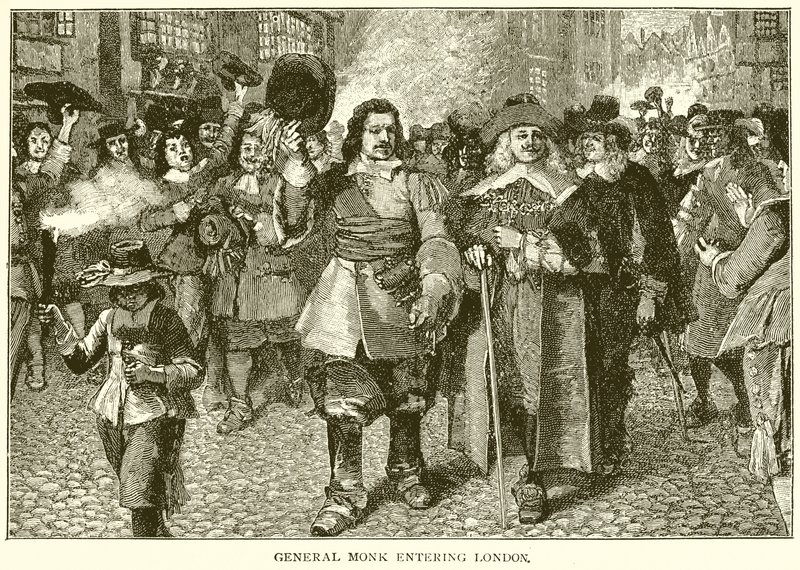 General Monk kommer in i London av English School