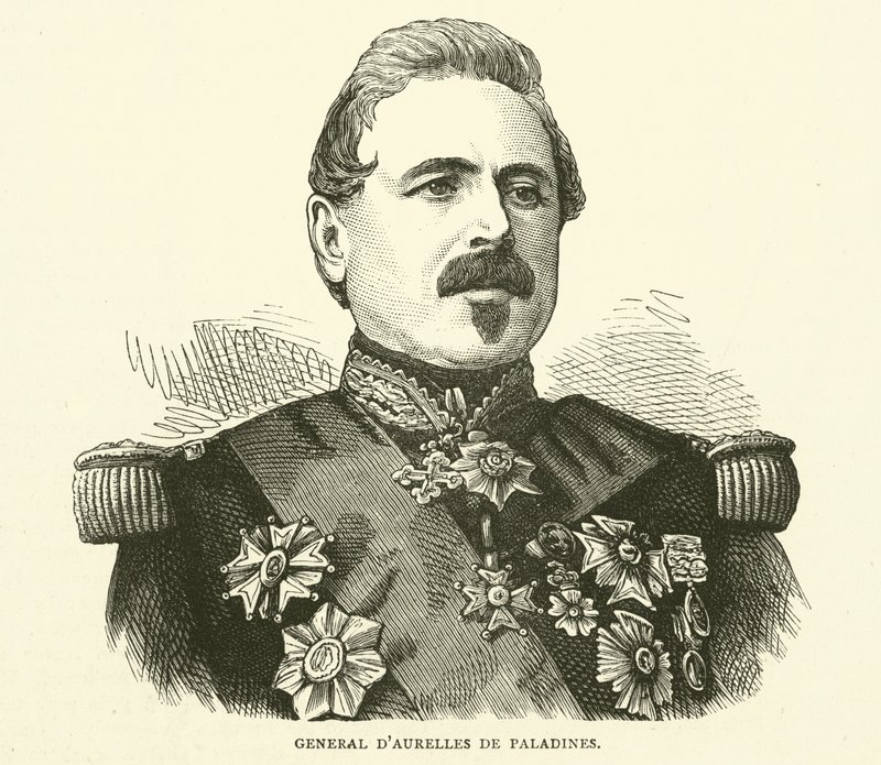 General dAurelles de Paladines, december 1870 av English School