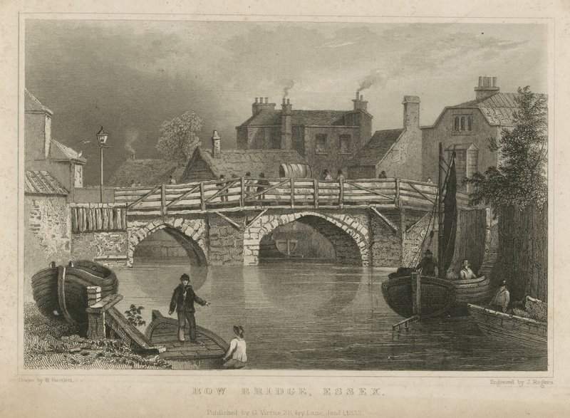 Allmän vy av Bow Bridge av English School
