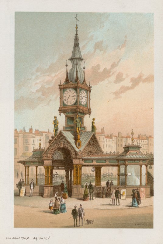 Allmän bild av akvariet i Brighton av English School