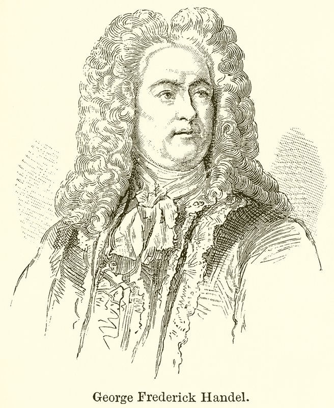 George Frederick Handel av English School