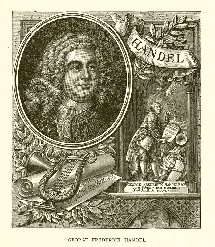 George Frederick Handel av English School