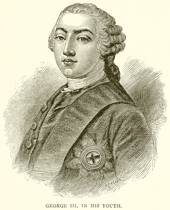 George III i sin ungdom av English School