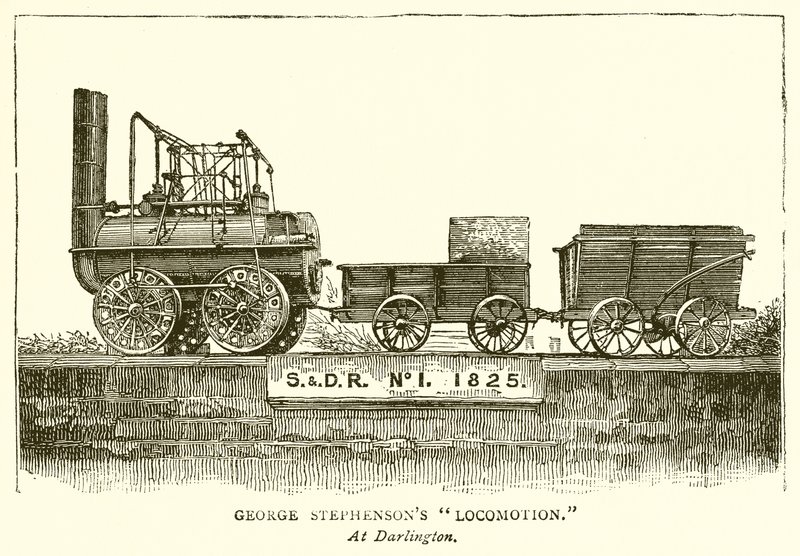 George Stephensons rörelse. I Darlington av English School