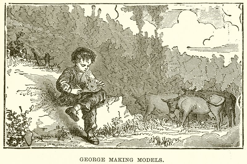 George gör modeller av English School