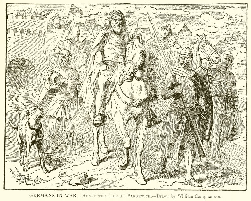 Germans in War.--Henry the Lion i Bardewick av English School