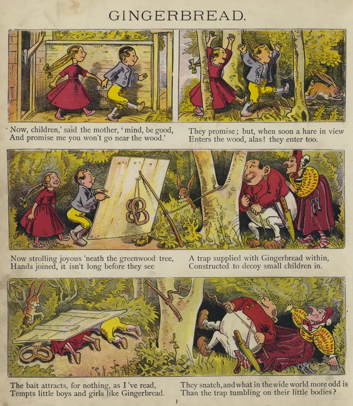 Pepparkakor (färg litho) av English School
