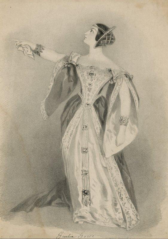 Giulia Grisi, operasångerska av English School