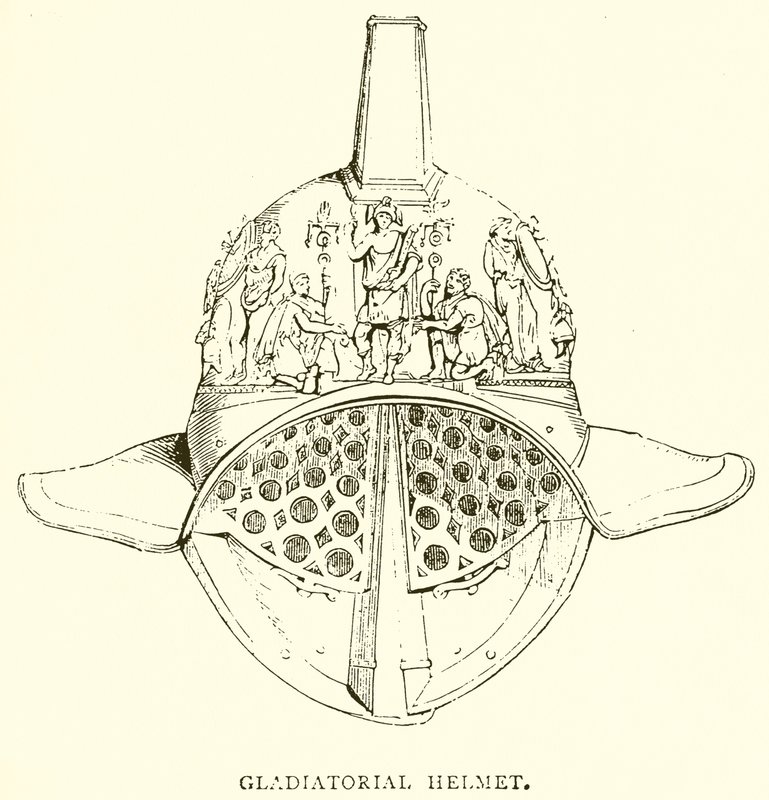 Gladiatorhjälm av English School