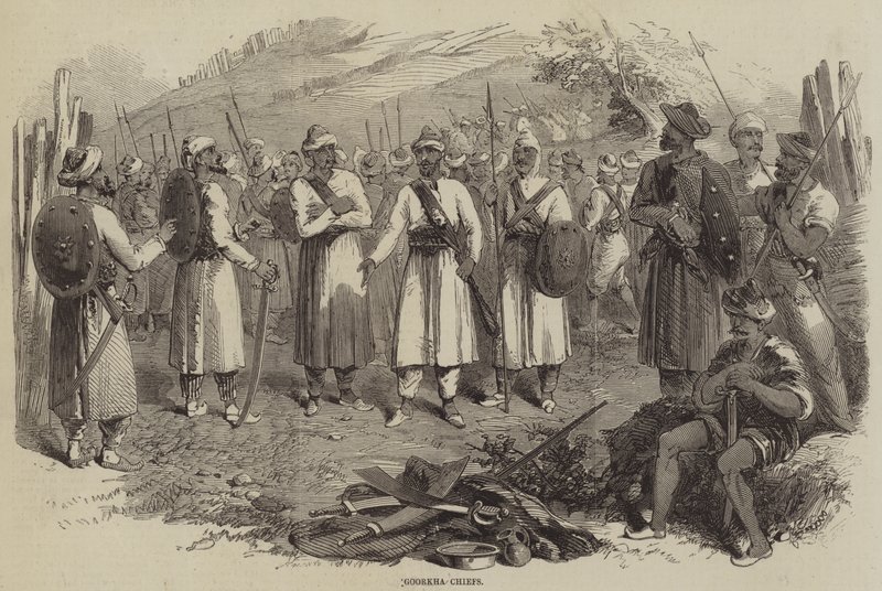 Goorkha Chiefs (gravyr) av English School