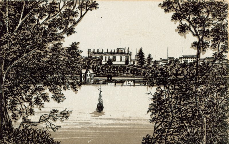 Regeringshuset (litho) av English School