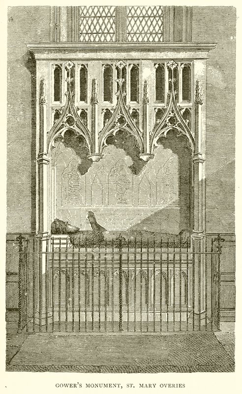 Gowers monument, St. Mary Overies av English School