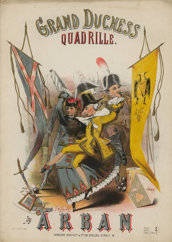 Storhertiginnan Quadrille av English School