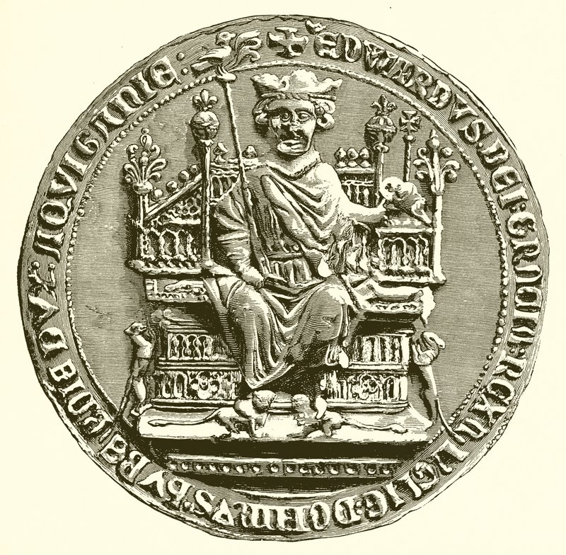Edward I:s stora sigill av English School