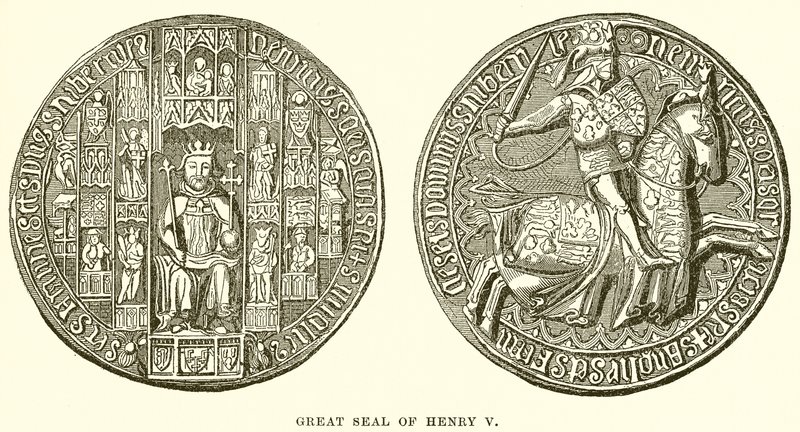 Henry Vs stora sigill av English School