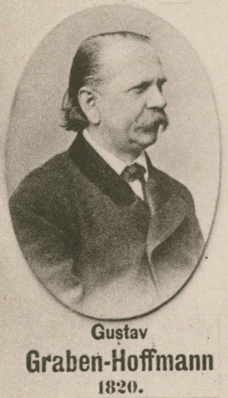 Gustav Graben-Hoffmann (gravyr) av English School