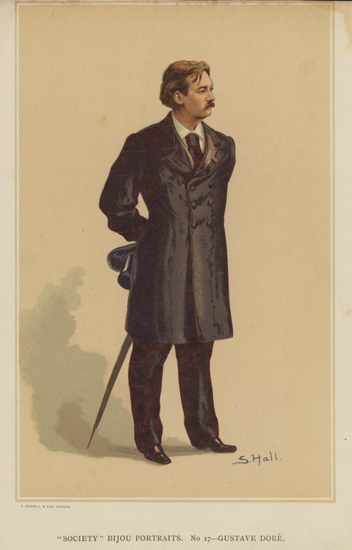 Gustave Dore (färg litho) av English School