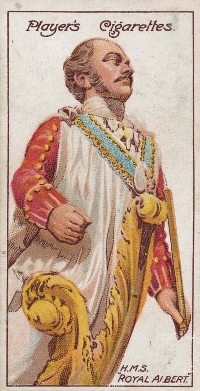 HMS "Royal Albert" (chromolitho) av English School