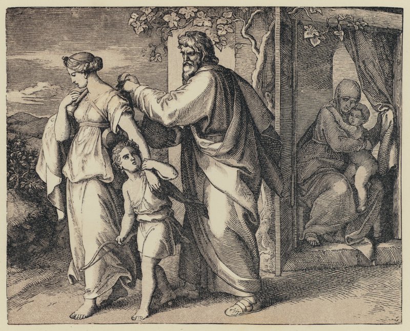 Hagar (engraving) av English School