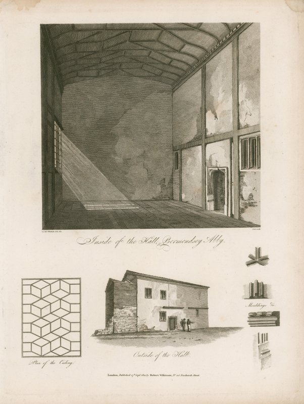 Hall, Bermondsey Abbey av English School