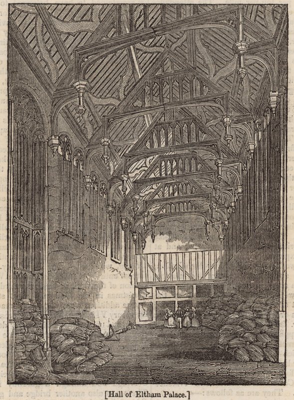 Hall of Eltham Palace, Kent av English School