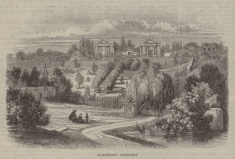 Harpurhey kyrkogård av English School
