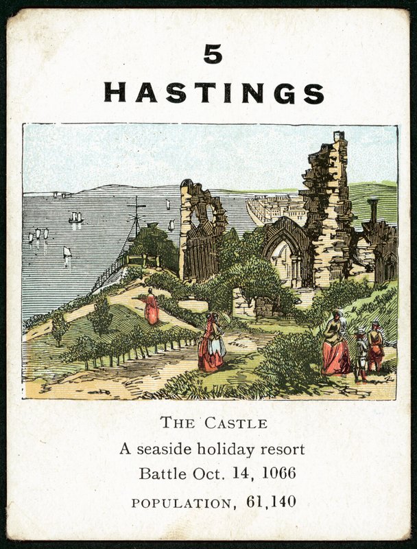 Hastings (färg litho) av English School