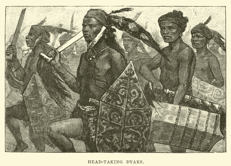 Head-taking Dyaks av English School