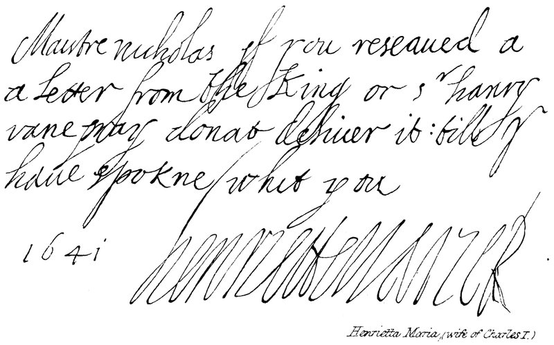 Henrietta Maria, (hustru till Charles I) av English School