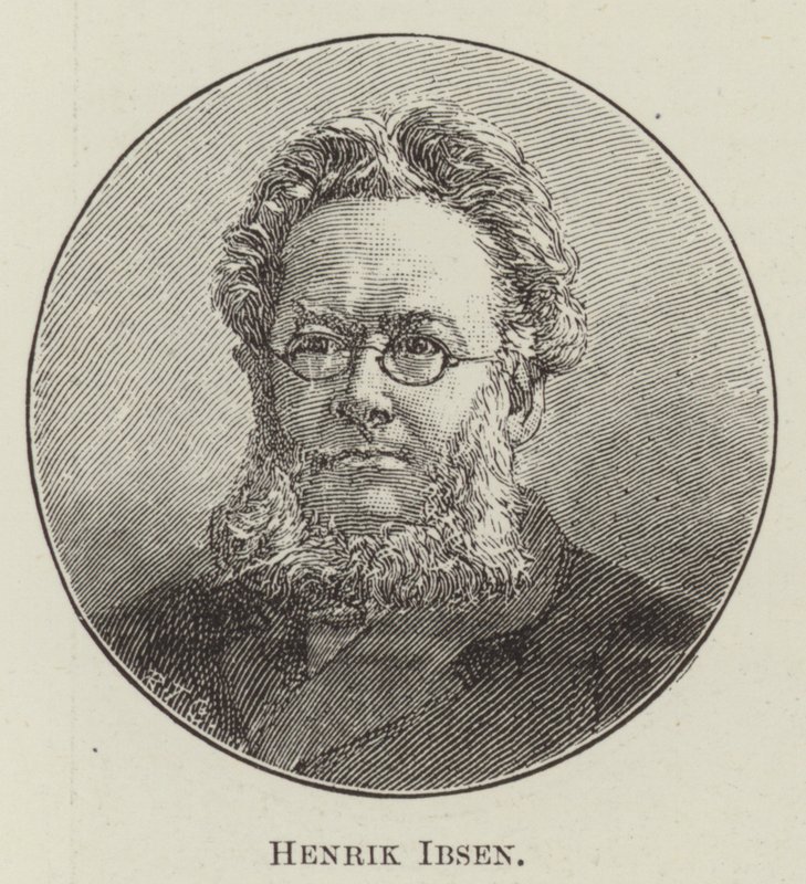 Henrik Ibsen (gravyr) av English School