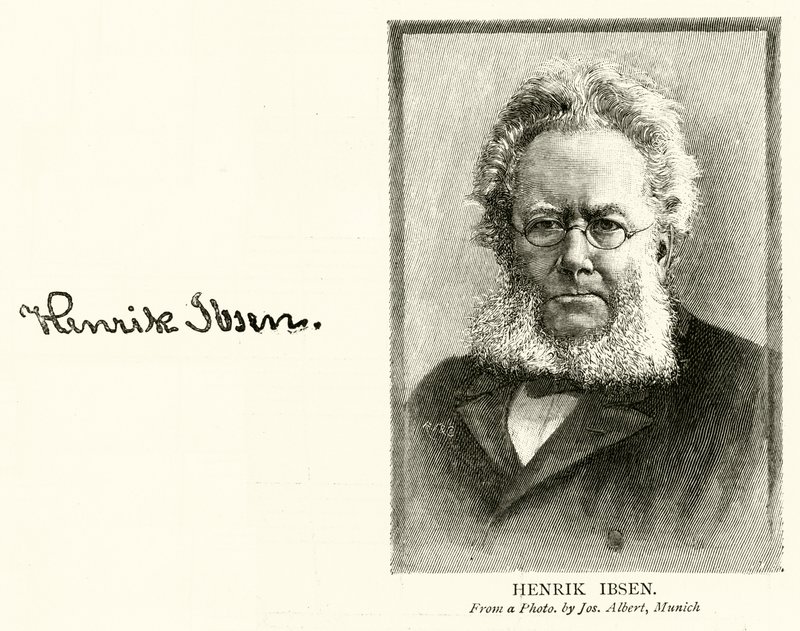 Henrik Ibsen (gravyr) av English School