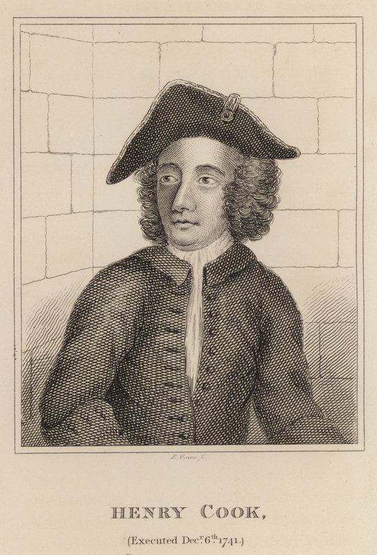 Henry Cook, avrättad 6 december 1741 av English School