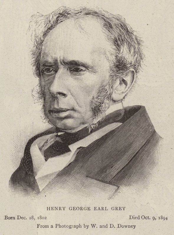 Henry George Earl Grey (gravyr) av English School