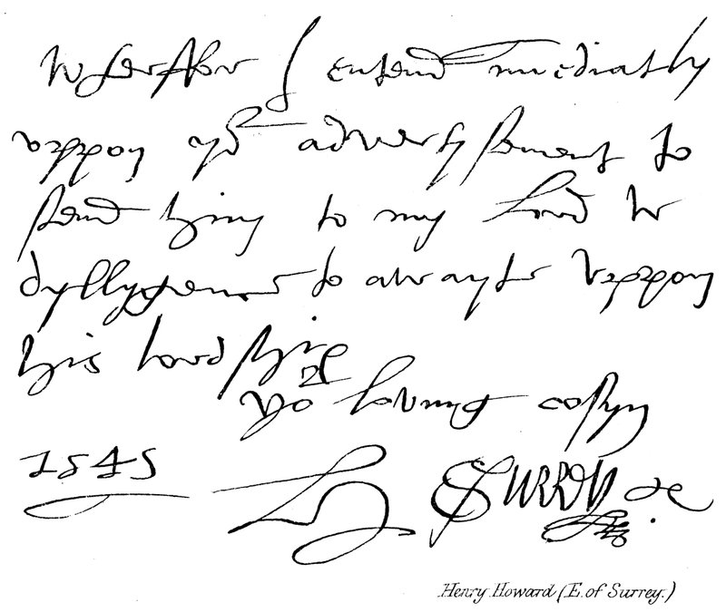 Henry Howard (E of Surrey) av English School