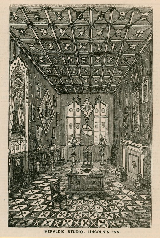 Heraldic Studio, Lincolns Inn, London av English School