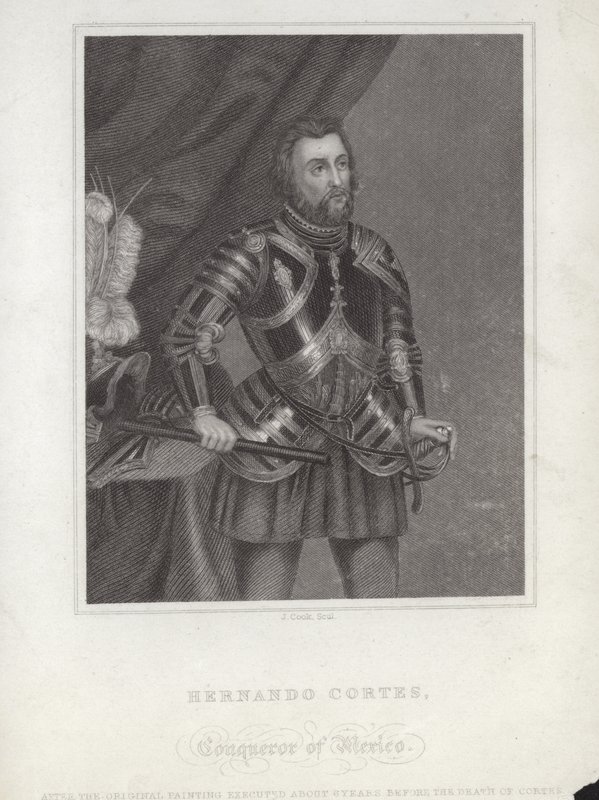 Hernan Cortes av English School