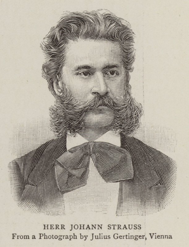 Herr Johann Strauss (gravyr) av English School