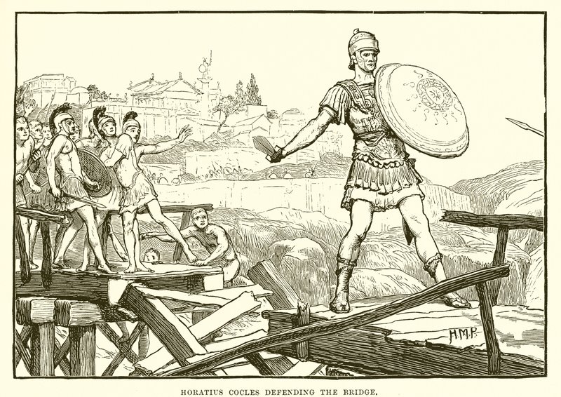 Horatius Cocles försvarar bron av English School