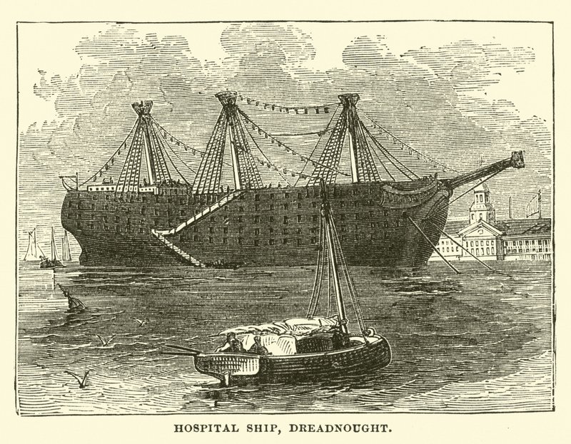 Sjukhusfartyg, Dreadnought av English School