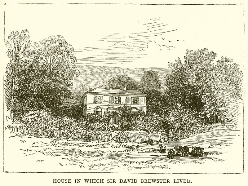 Hus där Sir David Brewster bodde av English School