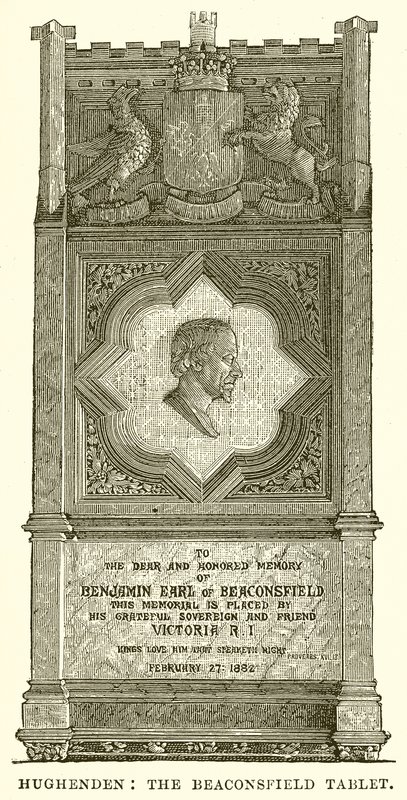 Hughenden: The Beaconsfield Tablet av English School